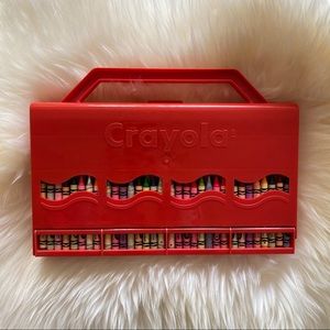 1992 vintage Crayola Indian Red Mulberry crayons discontinued Binney & Smith